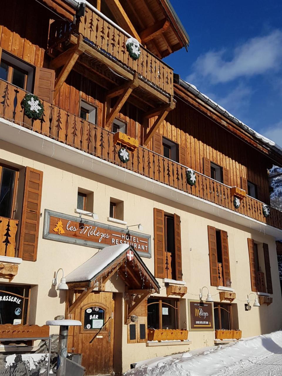 Hotel-Chalet Les Melezes Valloire Dış mekan fotoğraf